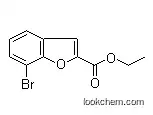 Molecular Structure of 1033201-65-8 (7-bromo-2-Benzofurancarboxylic acid ethyl ester)